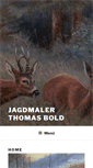 Mobile Screenshot of jagdmaler-th-bold.de